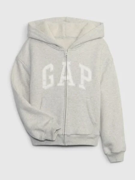 Majica s kapuljačom Gap siva