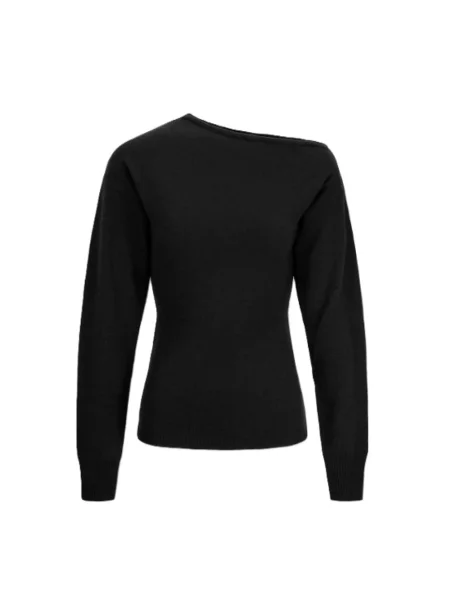 Sweter Ladneri wełniany czarny