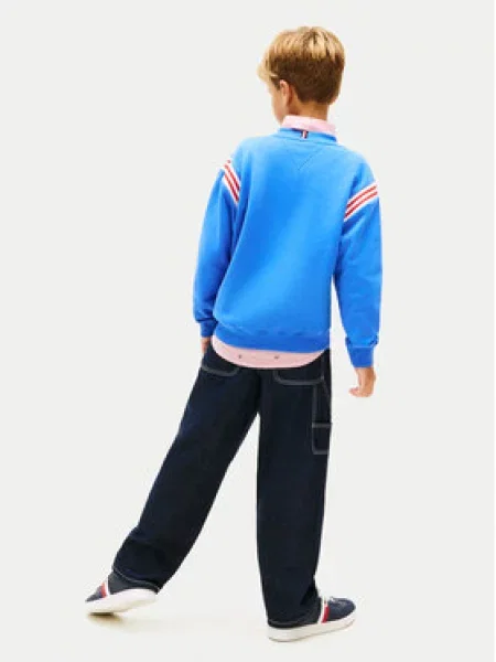 Mikina Tommy Hilfiger modrá
