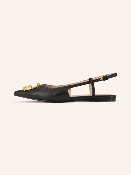 Coccinelle Baleriny Typu Slingback schwarz czarne