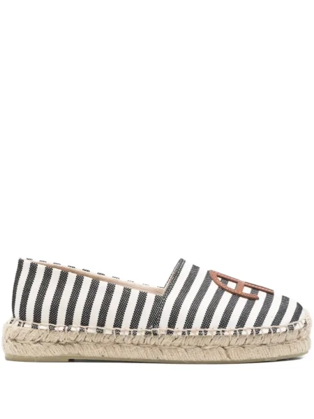 Espadrile Anine Bing cu dungi negru