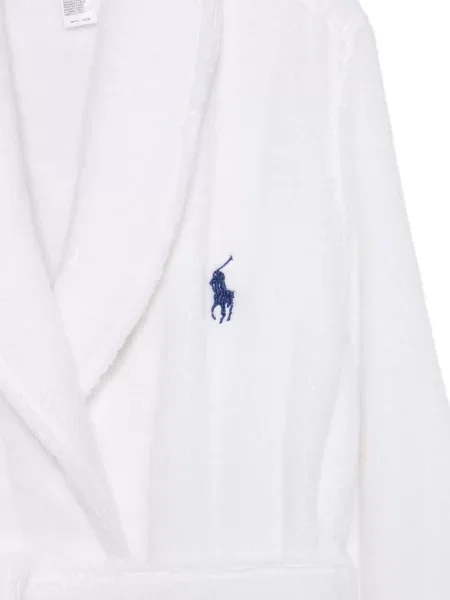 Пуловер Polo Ralph Lauren без ръкави с V-образно деколте бяло