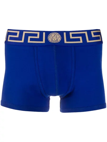 Versace Bokserki grau niebieskie