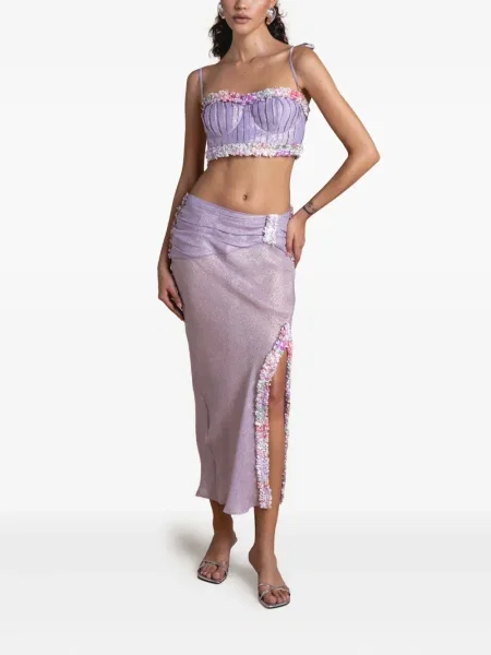 Top Sana Osmani cu paiete violet