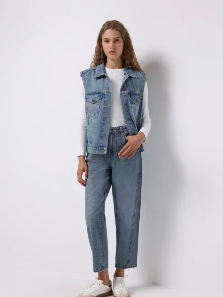 Джинси Colin’s комбінований верх блакитний