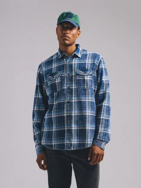 Рубашка Diverse синяя