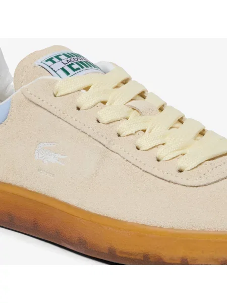 Lacoste Zamszowe Sneakersy Baseshot beżowy