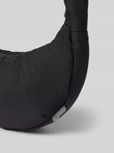 Torebka z wiązanymi detalami model ‘BIWA’ Lefrik czarna