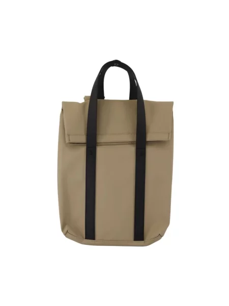 Rains plecak 2 Way Tote Backpack Mini duży gładki beżowy
