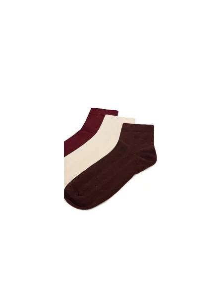 Nine West Rövid zoknik 3 PACK Bordó