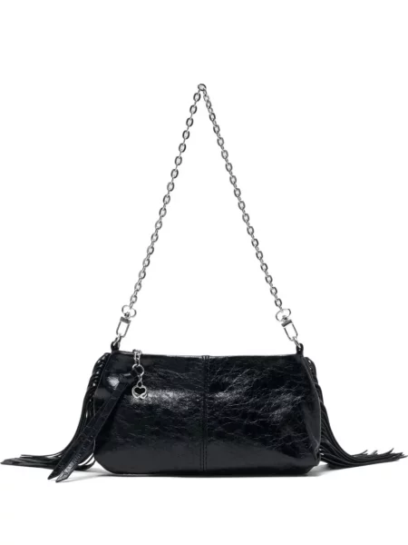 Kopertówka Maje z frędzli czarna