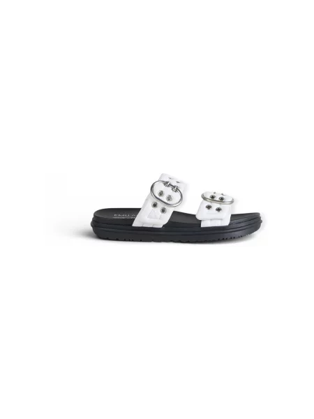 EMU Australia De piele șlapi Bondi Buckle negru