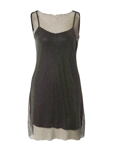 ABOUT YOU x Emili Sindlev Rochie Gisa / argintiu negru