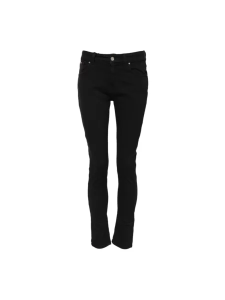 Skinny jeansy skinny Dolce And Gabbana czarne