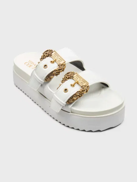 Шлепанцы Versace Jeans Couture белые