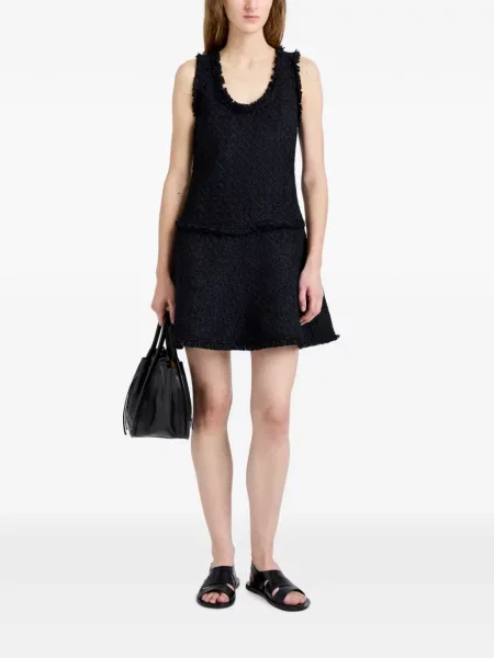 Rochie Proenza Schouler White Label din tweed alb