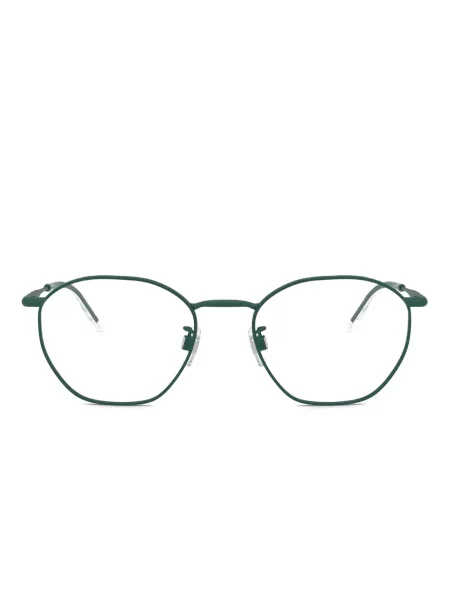 Ochelari de soare Giorgio Armani cu imprimeu geometric albastru