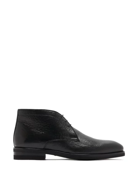 Botine Magnanni cu șireturi din dantelă negru
