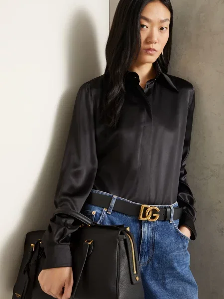 Dolce & Gabbana Kabelka Přes Rameno Vittoria / zlatá černá