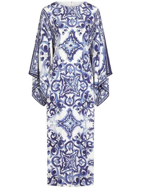 Rochie Dolce & Gabbana cu imagine de costum albastru