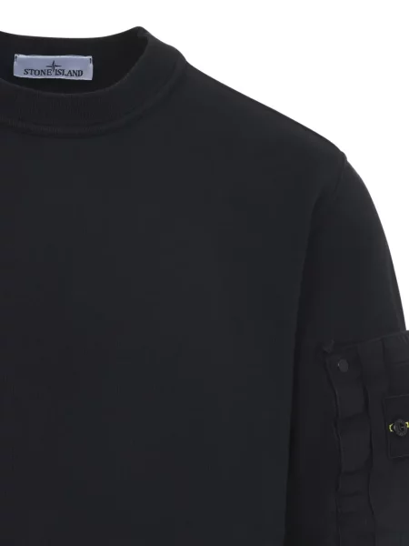 Hanorac Stone Island cu strasuri negru