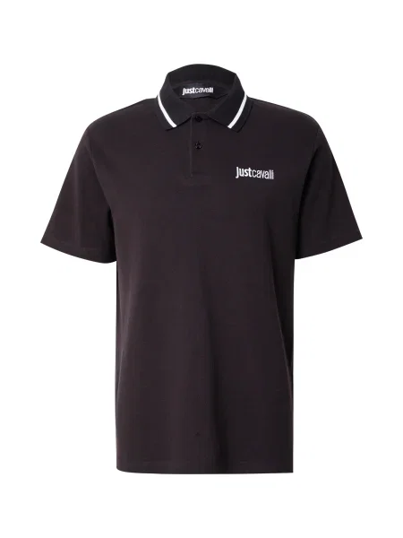 Just Cavalli Tricou polo negru