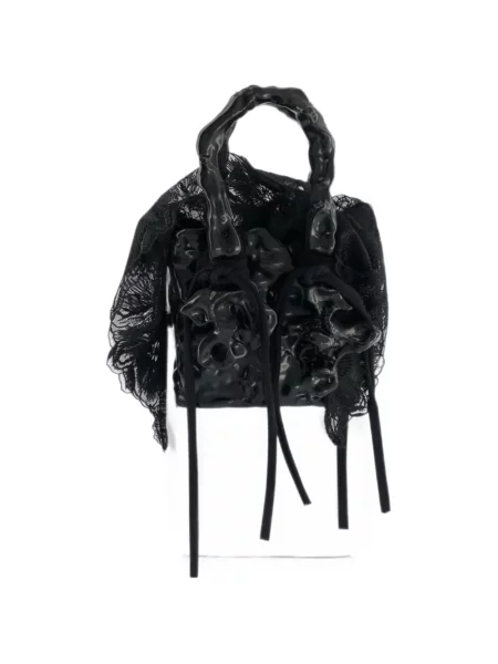 Geantă shopper Ottolinger din dantelă negru