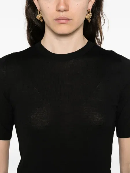 Pulover Goes Botanical scurt negru