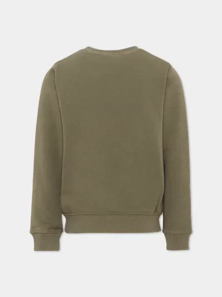 Sweter dziecięcy Calvin Klein zielony