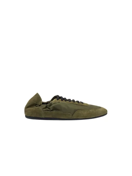 Sneakersy Scarosso skórzane zielone