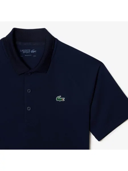 Lacoste Koszulka Polo Regular Fit Uv Protect granatowa