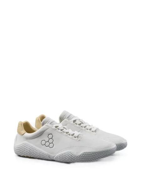 Sneakerși Vivobarefoot din piele alb