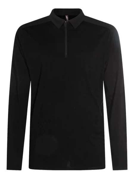 Lung tricou polo Arc'teryx negru
