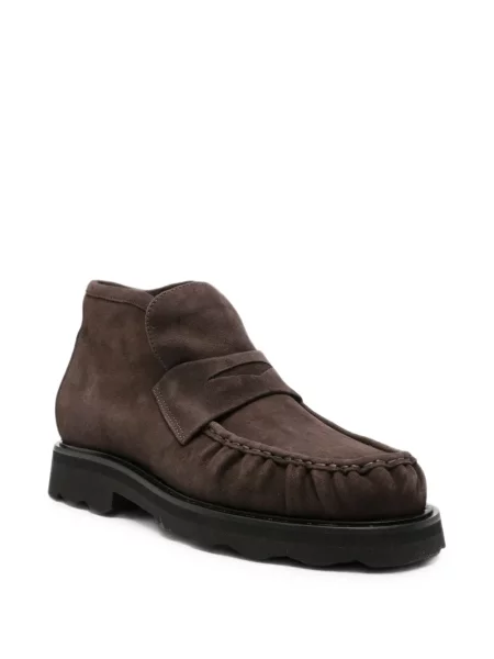 Botine Pomme D´or din piele de căprioară maro