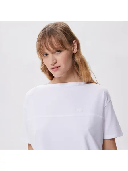 Lacoste Koszulka Lacoste biała