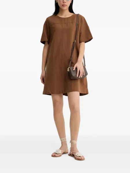 Rochie mini Marc O'polo cu legături maro