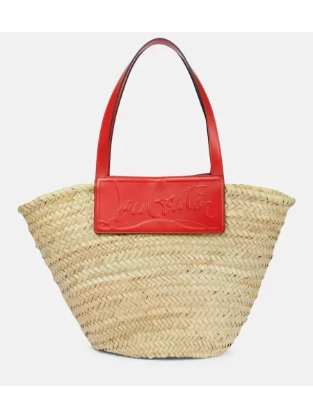 Geantă Christian Louboutin bej