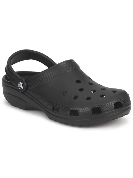 Papuci tip mules Crocs clasici negru