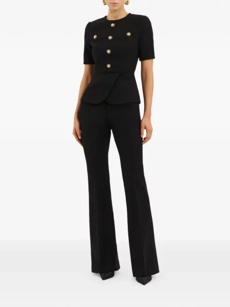 Bouclé top Rebecca Vallance negru