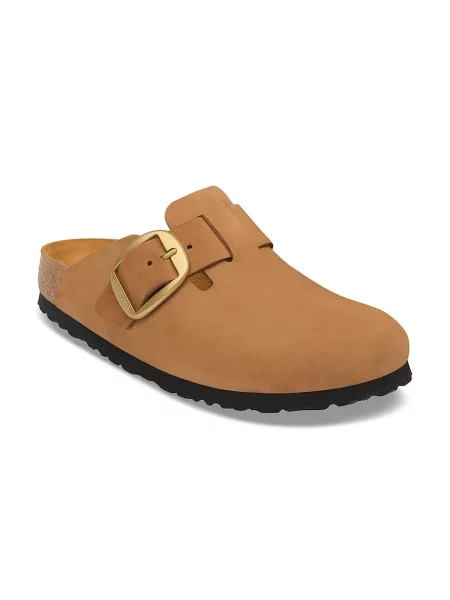 Кожаные мюли Birkenstock с пряжкой