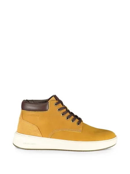 Sneakerși Lumberjack cu șireturi din dantelă galben