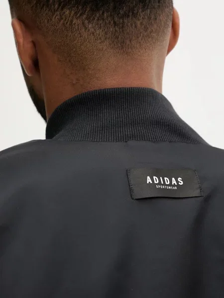 Бомбер Adidas черный