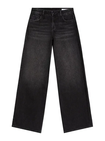 Bershka Jeans denim negru