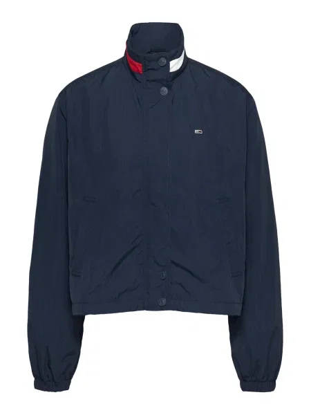 Μπουφάν μεταβατικό Tommy Jeans λευκό