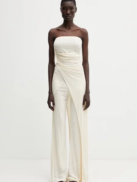 Rick Owens Lilies bluză cu umerii goi pentru femei din vâscoză simplă