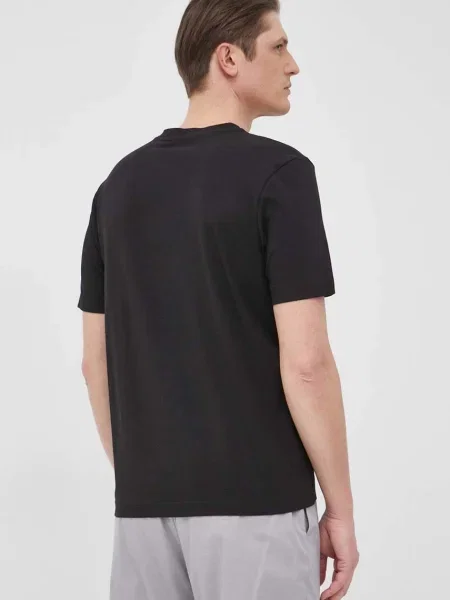 Tričko BOSS Boss Casual pánský hladký černá