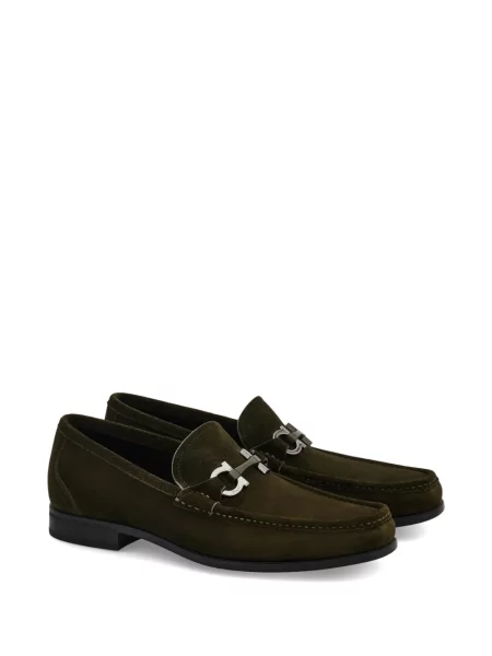 Mokasíny Ferragamo zelená