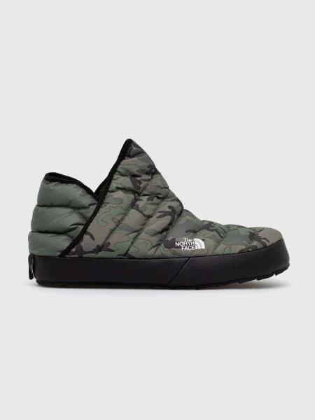 Пантофи The North Face S Thermoball Traction Bootie зелено