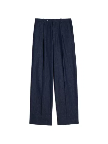Ușor pantaloni Jil Sander albastru