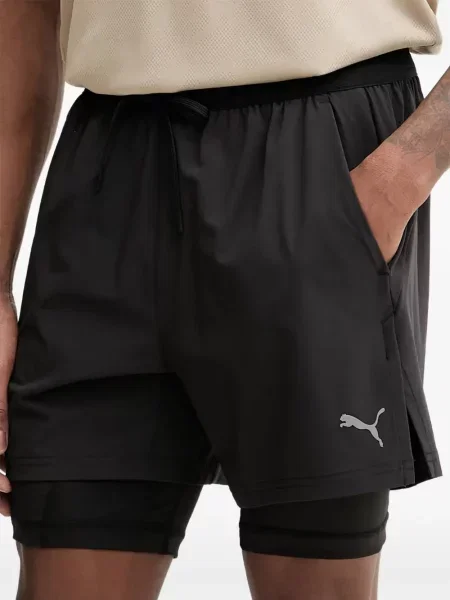 Pantaloni scurți Puma negru